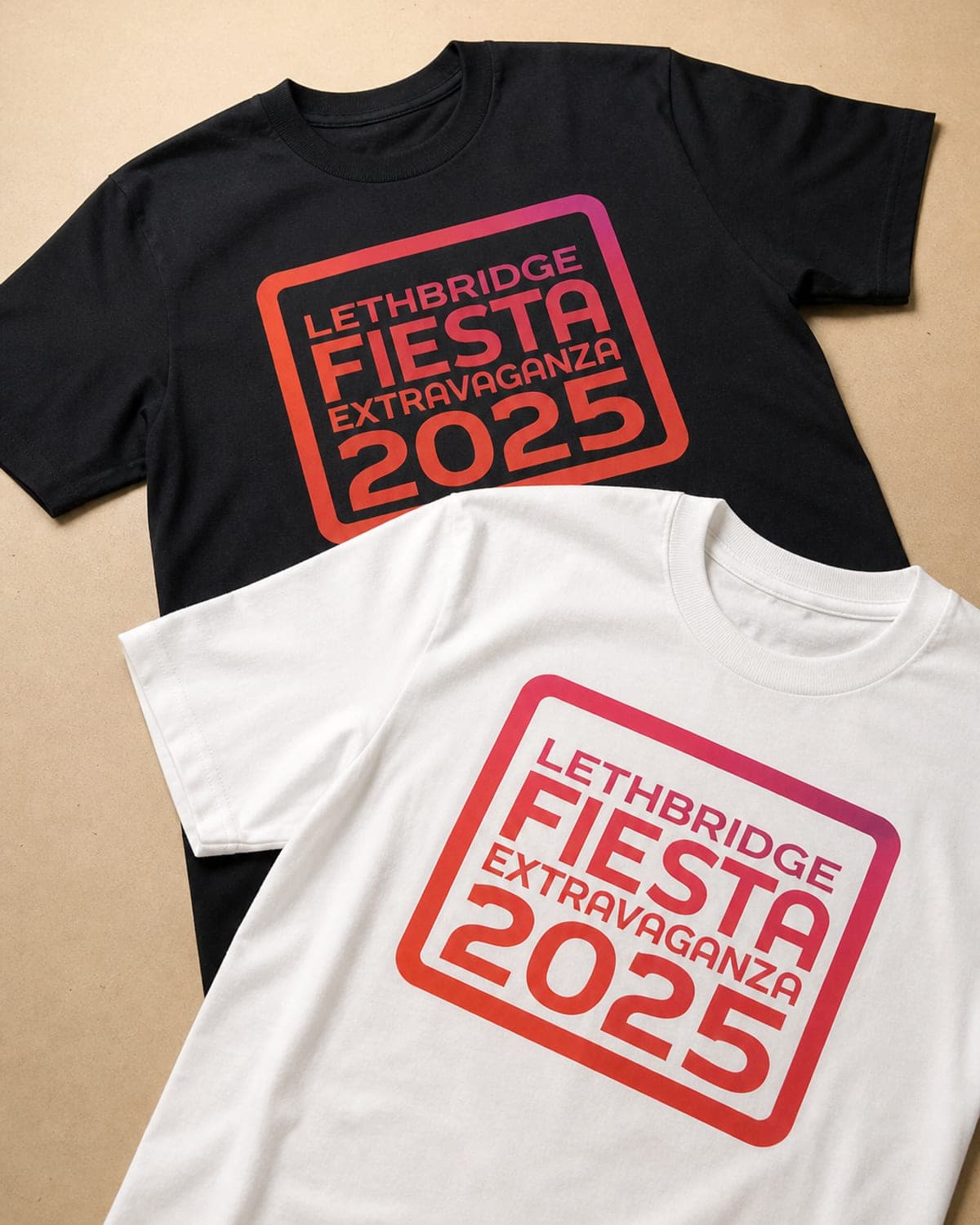 Event tees for a branded run
